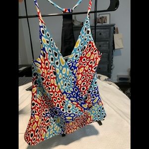 Trina Turk racerback top. Great condition.